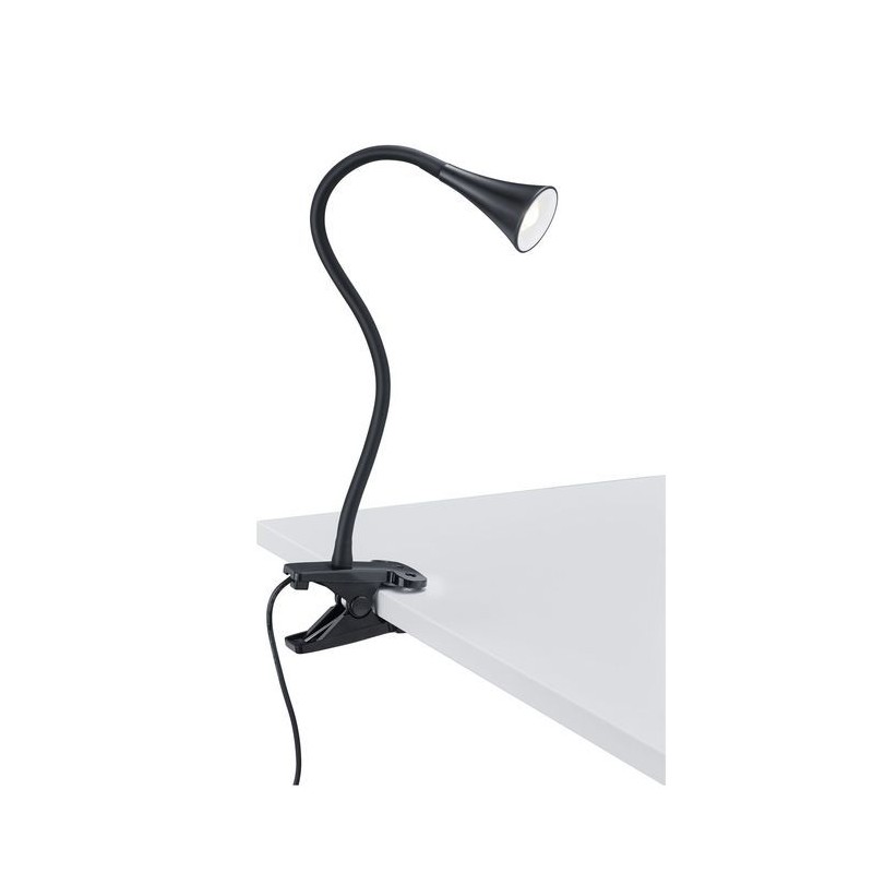 Lampe à Pince Viper Noir 1x3W SMD LED REALITY R22398102