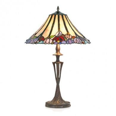 Lampe style Tiffany UNISSA 2xE27 D40 MYTIFFANY RC435+PBLM11