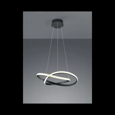 Suspension Course Noir Mat 1x27W SMD LED REALITY R32051132