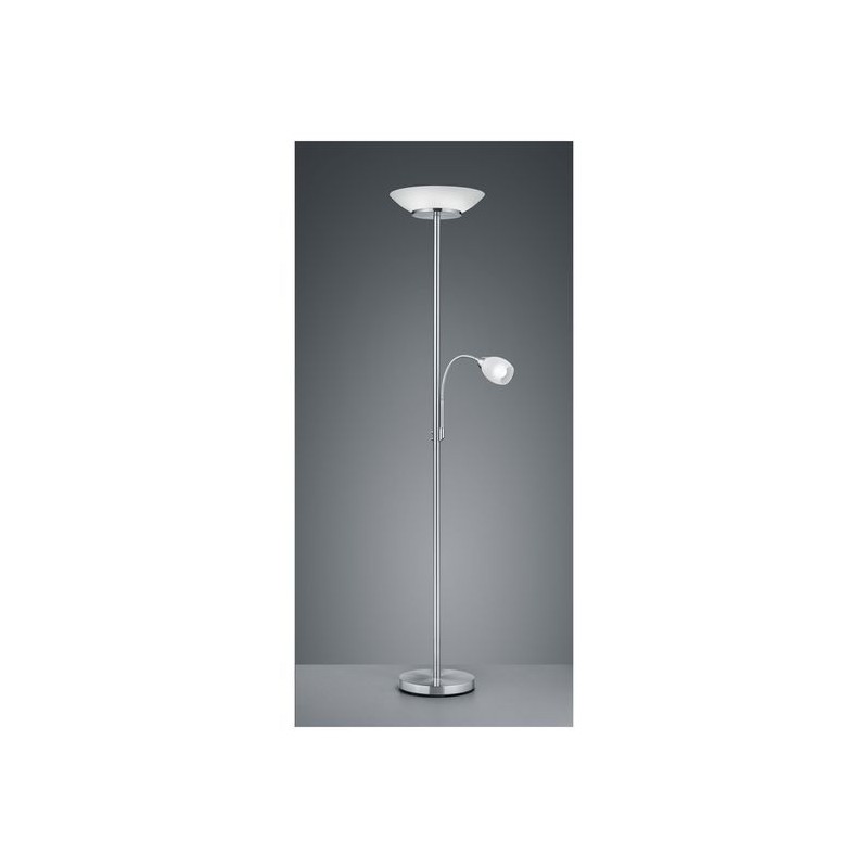 Lampadaire Gerry Nickel Mat 2x18W E27 REALITY R40063107