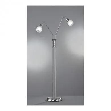 Lampadaire Antibes Nickel Mat 2x28W E14 REALITY R40172007