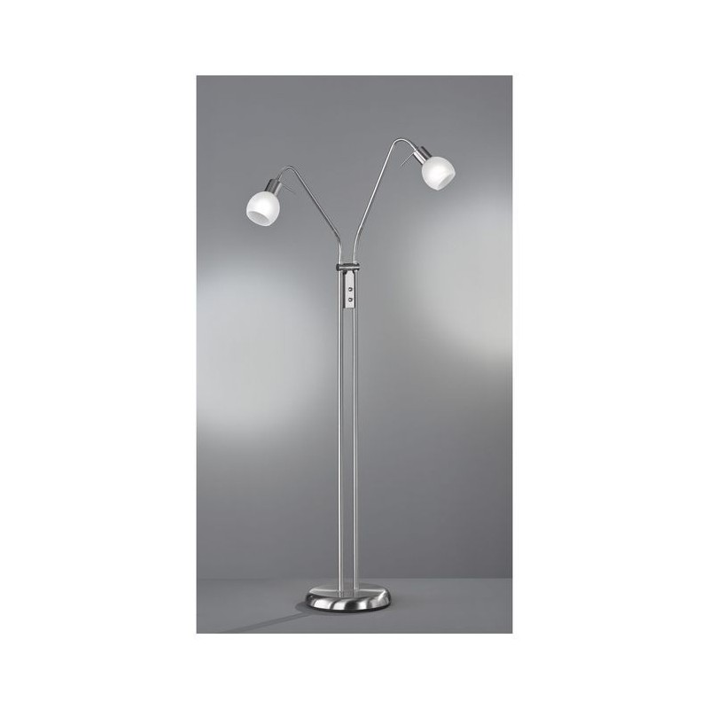 Lampadaire Antibes Nickel Mat 2x28W E14 TRI_R40172007 R40172007 Lampadaire Antibes Nickel Mat 2x28W E14 REALITY R40172007