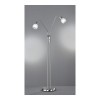 Lampadaire Antibes Nickel Mat 2x28W E14 REALITY R40172007