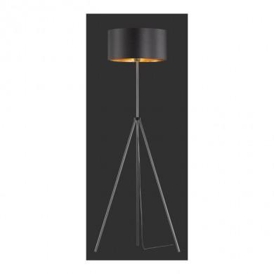 Lampadaire Trépied Moderne Daniel Noir Mat 1x60W E27 TRI_R40271032 R40271032 Lampadaire Trépied Moderne Daniel Noir Mat 1x60W E27 REALITY R40271032