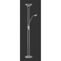Lampadaire Spock Nickel Mat 1x20W SMD LED