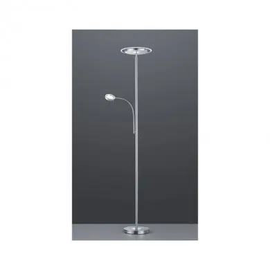 Lampadaire Ackbar Nickel Mat 1x18W SMD LED TRI_R42752107 R42752107 Lampadaire Ackbar Nickel Mat 1x18W SMD LED REALITY R42752107