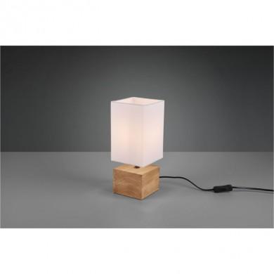 Lampe de table Woody Bois 1x40W E14 REALITY R50171030