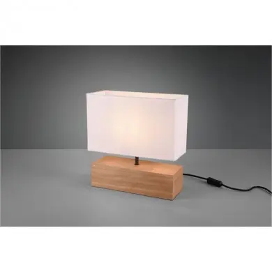 Lampe de table Woody Bois 1x60W E27 REALITY R50181030