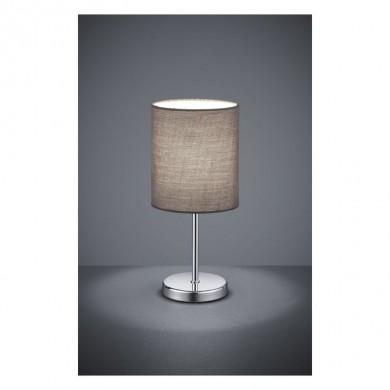 Lampe de table Jerry Chromé Gris 1x40W E14 REALITY R50491011