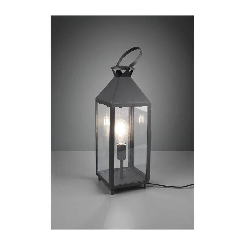 Lampe de table Farola Noir 1x40W E27 H61,5 REALITY R50541902