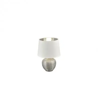 Lampe de table Luxor Argent 1x40W E14 REALITY R50621089
