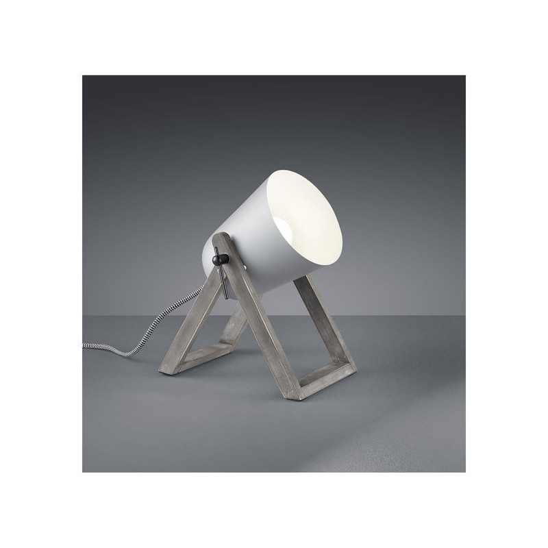 Lampe de table Marc Gris 1x25W E27 REALITY R50721011