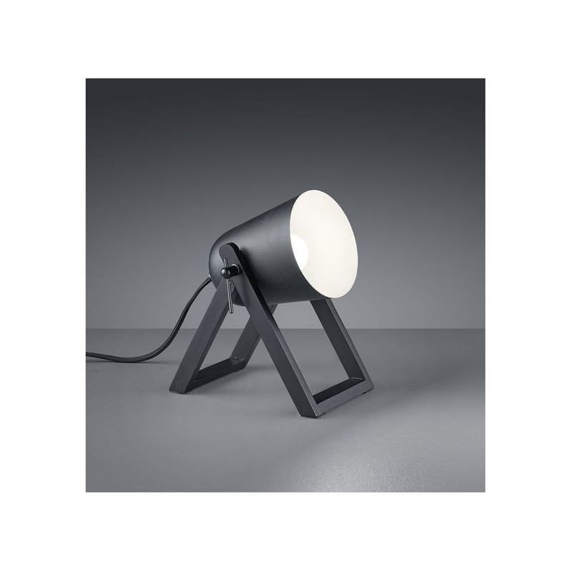 Lampe de table Marc Noir Mat 1x25W E27 REALITY R50721032