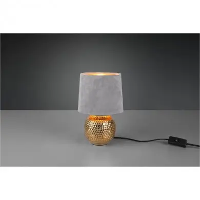 Lampe de table Sophia Or Gris 1x40W E14 REALITY R50821011
