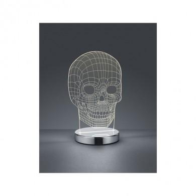 Lampe de table Skull Chromé 1x7W SMD LED REALITY R52461106