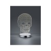 Lampe de table Skull Chromé 1x7W SMD LED REALITY R52461106