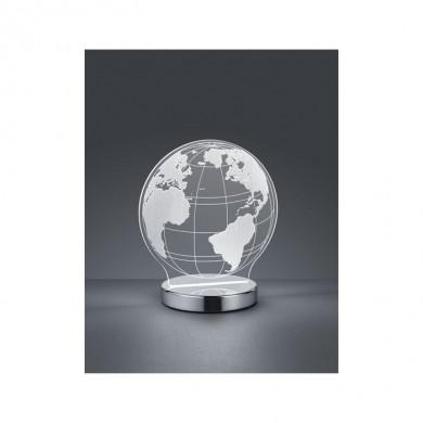 Lampe de table Globe Chromé 1x7W SMD LED REALITY R52481106