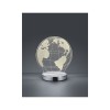 Lampe de table Globe Chromé 1x7W SMD LED REALITY R52481106