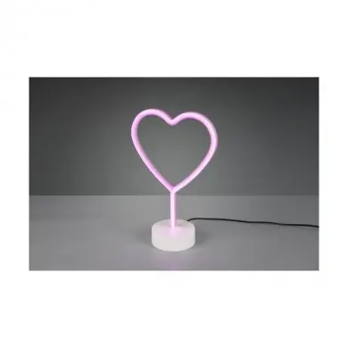 Lampe de table Heart Blanc 1x1W SMD LED REALITY R55210101