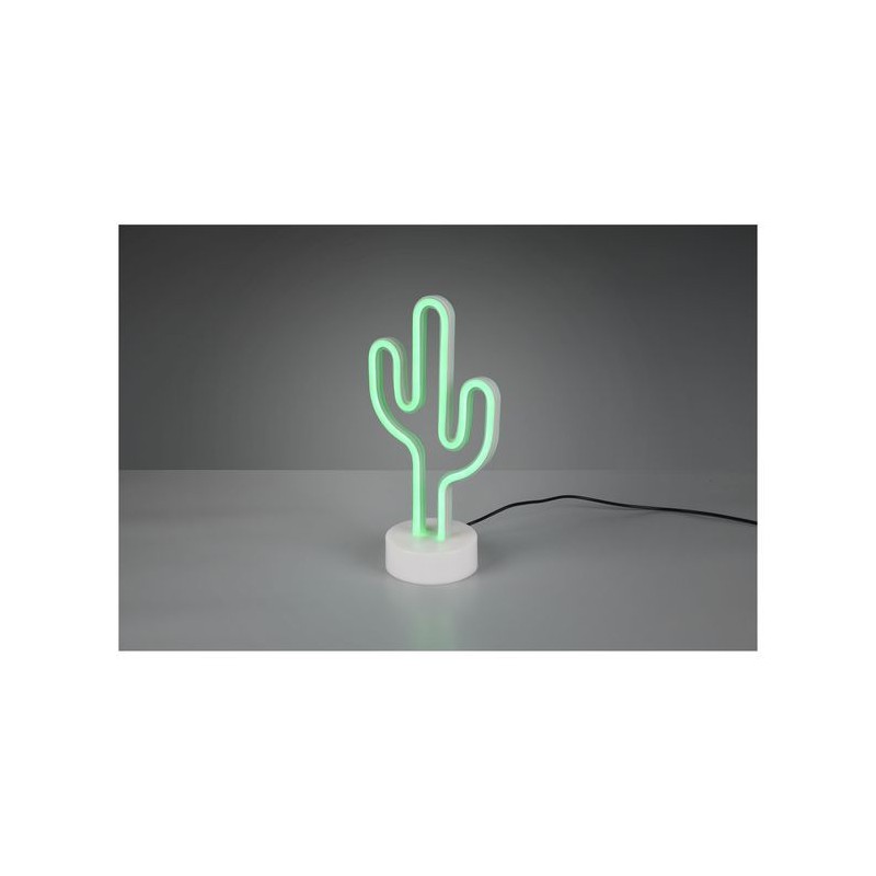 Lampe de table Cactus Blanc 1x1W SMD LED REALITY R55220101