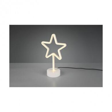 Lampe de table Star Blanc 1x1W SMD LED REALITY R55230101