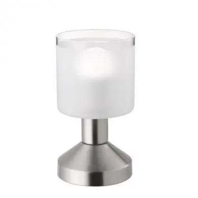 Lampe de table Gral Nickel Mat 1x40W E14 TRI_R59521007 R59521007 Lampe de table Gral Nickel Mat 1x40W E14 REALITY R59521007