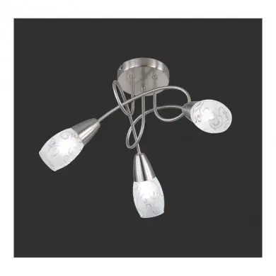 Plafonnier Colmar Nickel Mat 3x28W E14 D47 REALITY R60023007