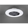 Ventilateur Plafond sans pale apparente Visby Chromé 40W LED REALITY R62402106