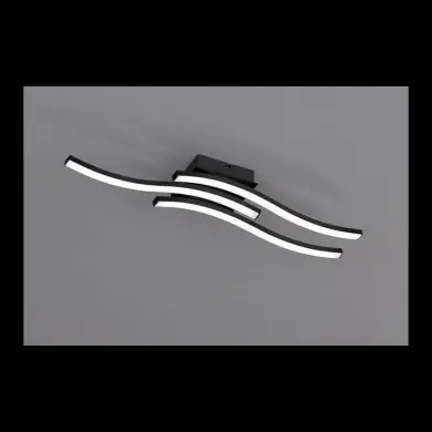 Plafonnier Route Noir Mat 3x5W SMD LED REALITY R62473132