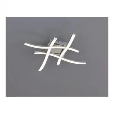 Plafonnier Route Nickel Mat 4x5W SMD LED REALITY R62474107