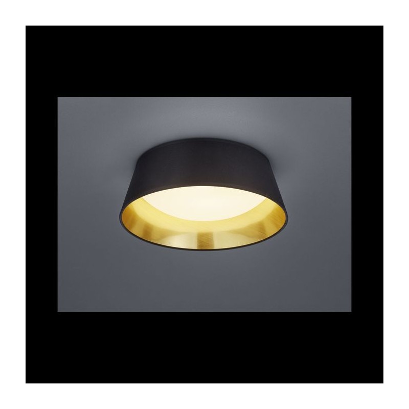 Plafonnier Ponts Noir 1x14W SMD LED REALITY R62871279