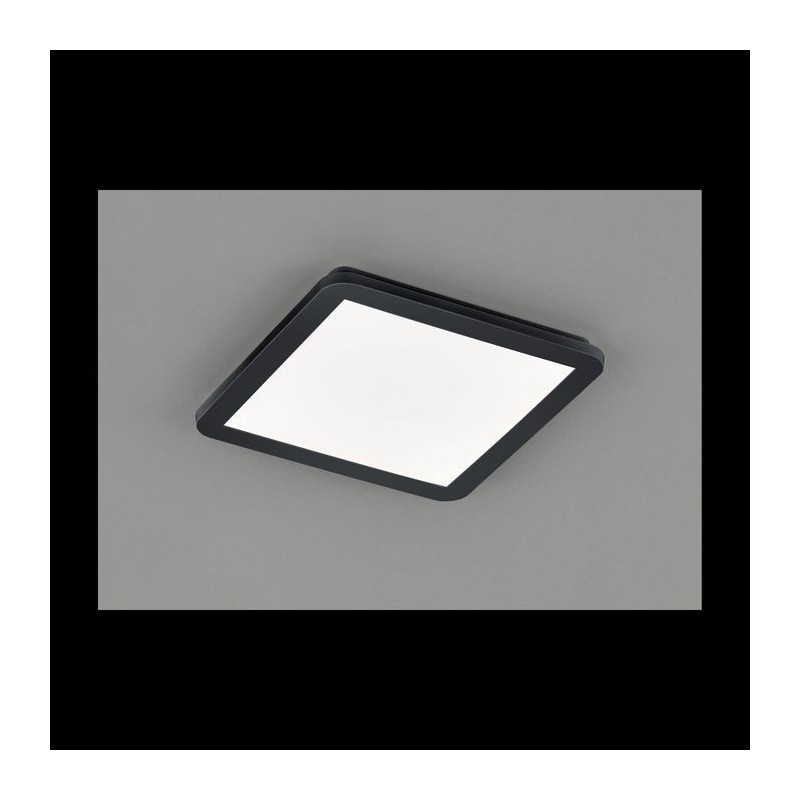 Plafonnier Camillus Noir Mat 1x18W SMD LED REALITY R62931832