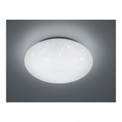 Plafonnier Lukida Blanc 1x18W SMD LED Effet étoilé REALITY R62961000