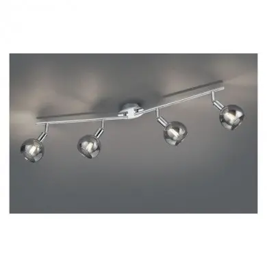 Plafonnier Brest Chromé 4x28W E14 TRI_R80594006 R80594006 Plafonnier Brest Chromé 4x28W E14 REALITY R80594006