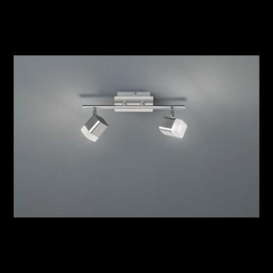 Plafonnier Roubaix Nickel Mat 2x4W SMD LED REALITY R82152107