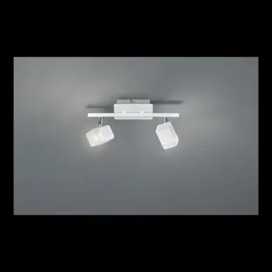 Plafonnier Roubaix Blanc Mat 2x4W SMD LED REALITY R82152131