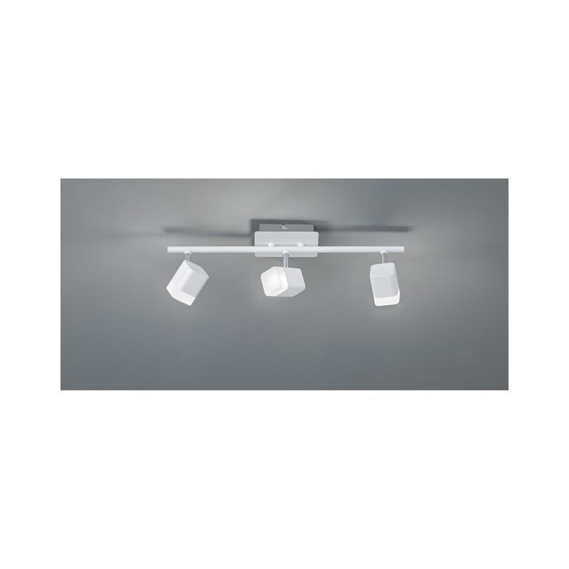 Plafonnier Roubaix Blanc Mat 3x4W SMD LED TRI_R82153131 R82153131 Plafonnier Roubaix Blanc Mat 3x4W SMD LED REALITY R82153131