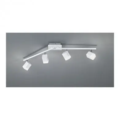 Plafonnier Roubaix Blanc Mat 4x4W SMD LED REALITY R82154131