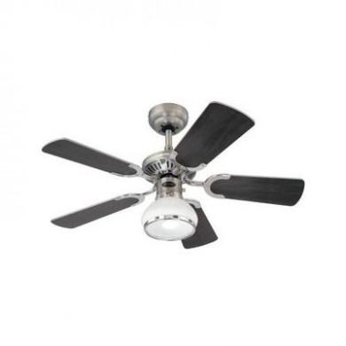 Ventilateur de plafond Princess Radiance II 90cm Etain Wenge Blanc WESTINGHOUSE 7241540