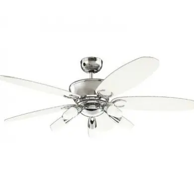 Ventilateur de plafond Arius 132cm Chrome Blanc Noir WESTINGHOUSE 7255940