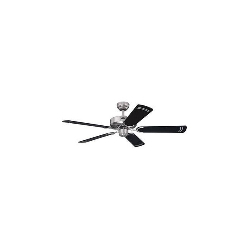 Ventilateur De Plafond Westinghouse Cyclone 132 Cm - Acier Et Noir - Neuf