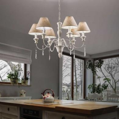 Lustre PROVENCE 6x40W IDL_003399 3399 Lustre PROVENCE 6x40W IDEAL LUX 3399