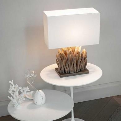 Lampe Bois Flotté SNELL Blanc E27 1x60W Big IDL_201399 201399 Lampe Bois Flotté SNELL Blanc E27 1x60W Big IDEAL LUX 201399