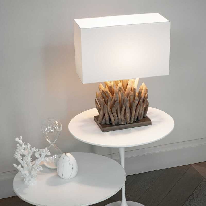 Lampe Bois Flotté SNELL Blanc E27 1x60W Big IDL_201399 201399 Lampe Bois Flotté SNELL Blanc E27 1x60W Big IDEAL LUX 201399
