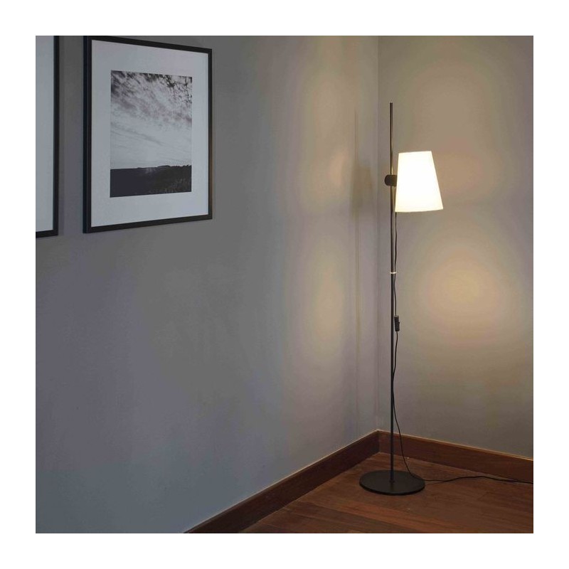 Lampadaire Guadalupe Noir E27 20W FARO 20034