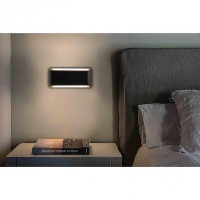 Applique Murale Mood 2x3W LED Bois et Noir FARO 20061