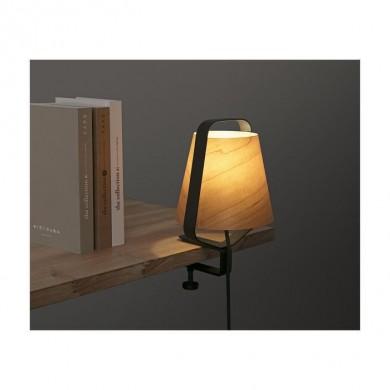 Lampe de Bureau Stood Noir Bois 1xE27 Max 20W IP20 FAR_29845 29845 Lampe de Bureau Stood Noir Bois 1xE27 Max 20W IP20 FARO 29845