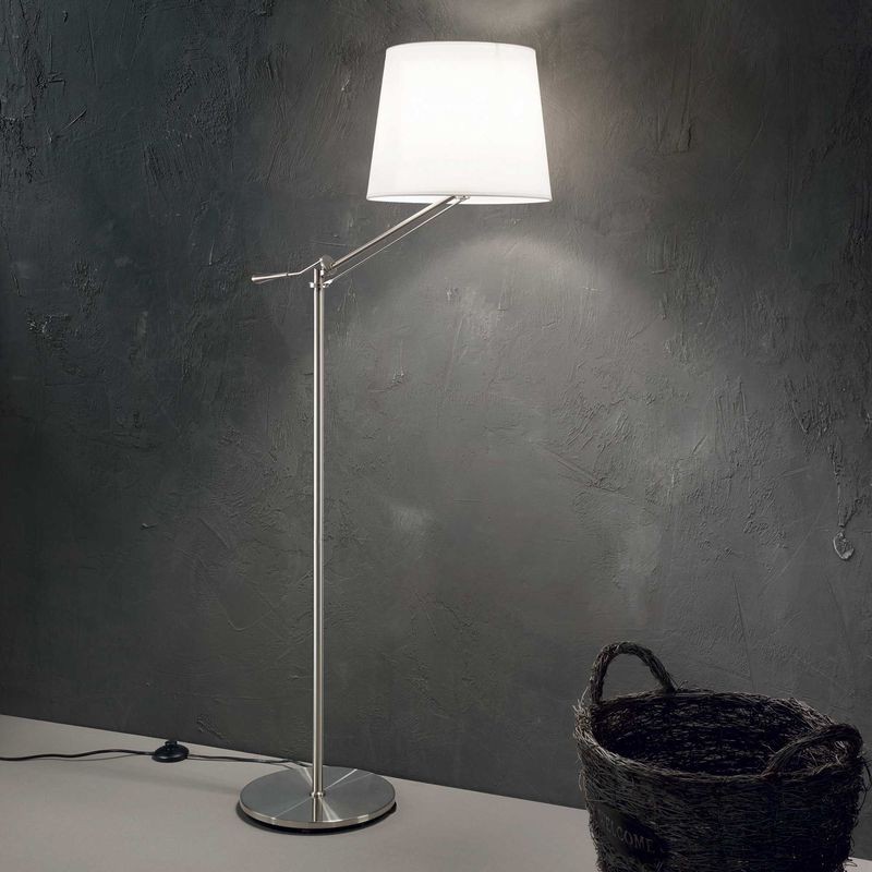 Lampadaire Design Italien REGOL Blanc 1x60W IDEAL LUX 14609