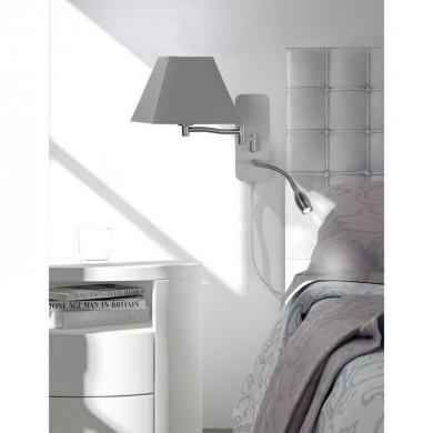 Applique Hotel Nickel Mat Gris 1x40W E14 TRI_271370211 271370211 Applique Hotel Nickel Mat Gris 1x40W E14 TRIO LIGHTING 271370211