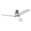 Ventilateur Plafond Aerodynamix Eco 112cm Chrome Poli Gris argenté CASAFAN 93112314